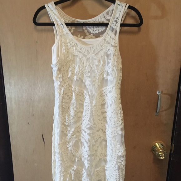 Bar III Dresses & Skirts - Lace Tanktop Dress